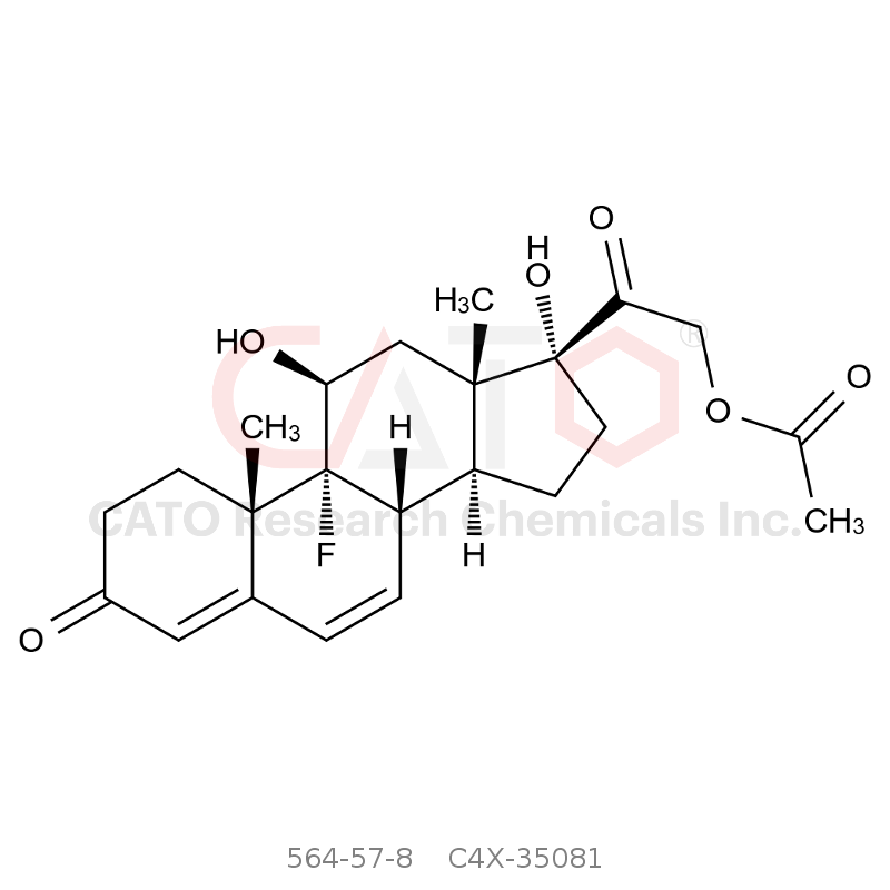 CAS No.:564-57-8,Fludrocortisone Impurity 1
