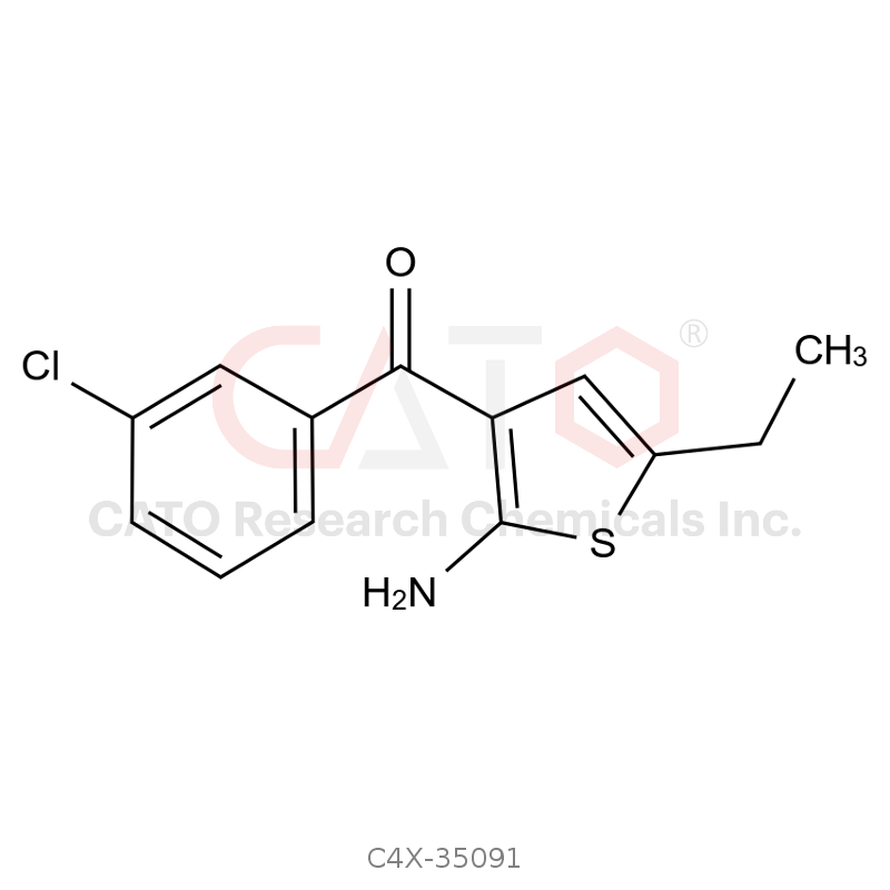 (2-Amino-5-ethylthiophen-3-yl)(3-chlorophenyl)methanone
