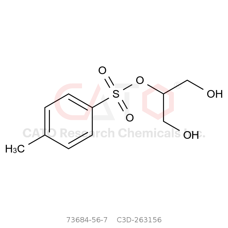 CAS No.:73684-56-7,1,3-dihydroxypropan-2-yl 4-methylbenzenesulfonate