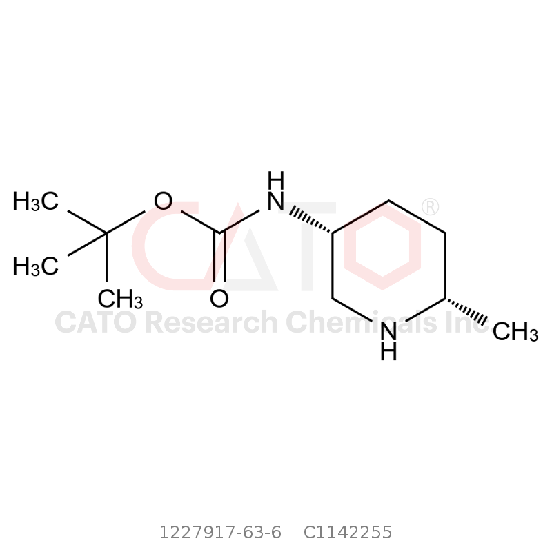 CAS No.:1227917-63-6,((3R,6S)-6-甲基哌啶-3-基)氨基甲酸叔丁酯