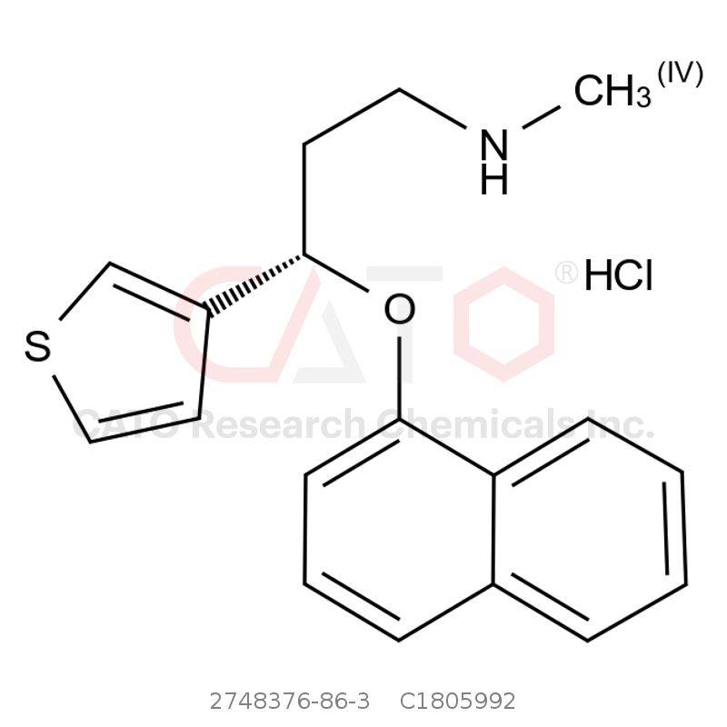 CAS No.:2748376-86-3,Duloxetine EP Impurity F Hydrochloride