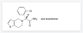 Clopidogrel EP Impurity E (R-Isomer) structure