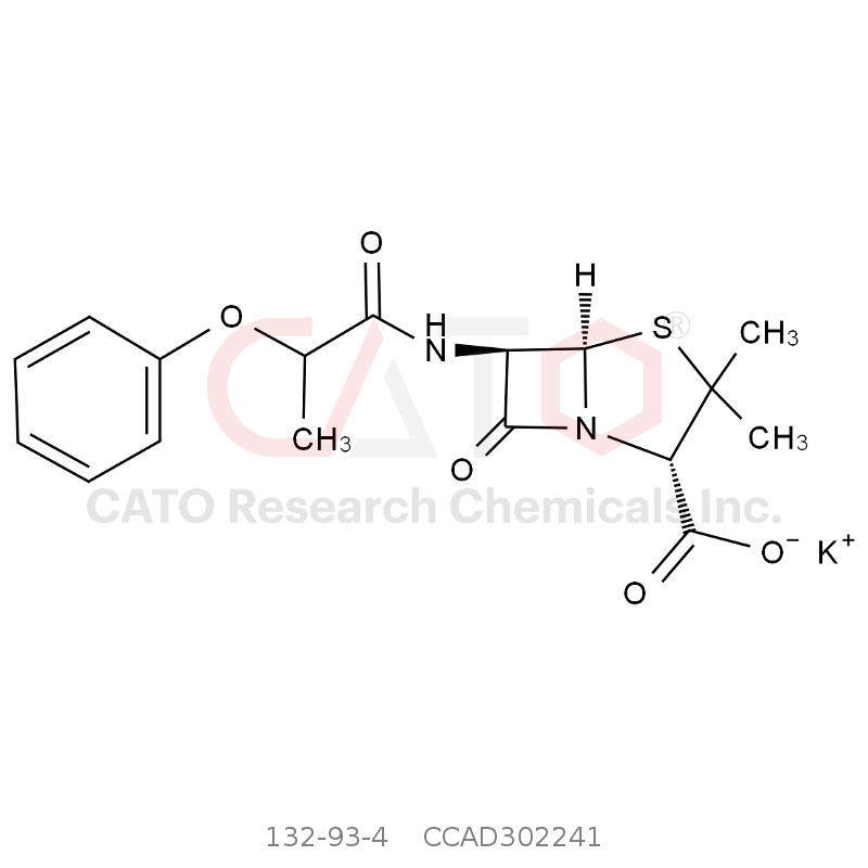 CAS No.:132-93-4,苯氧乙基青霉素钾