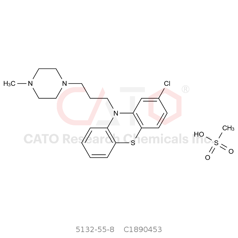 CAS No.:5132-55-8,甲磺酸丙氯拉嗪