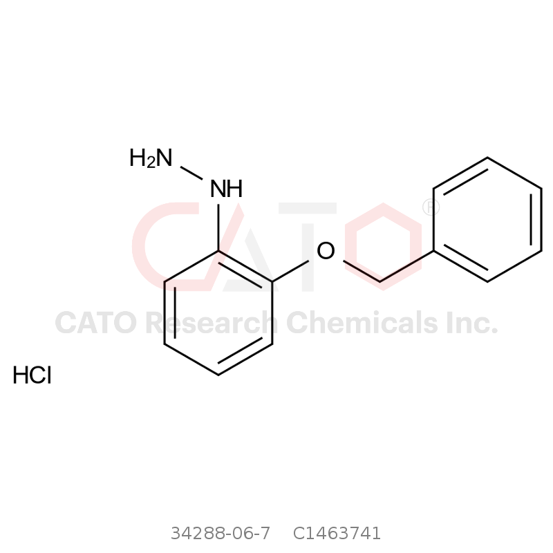 CAS No.:34288-06-7,(2-Benzyloxy-phenyl)-hydrazine, hydrochloride