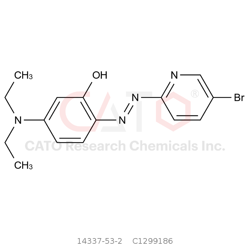 CAS No.:14337-53-2,2-(5-溴-2-吡啶偶氮)-5-(二乙氨基)苯酚