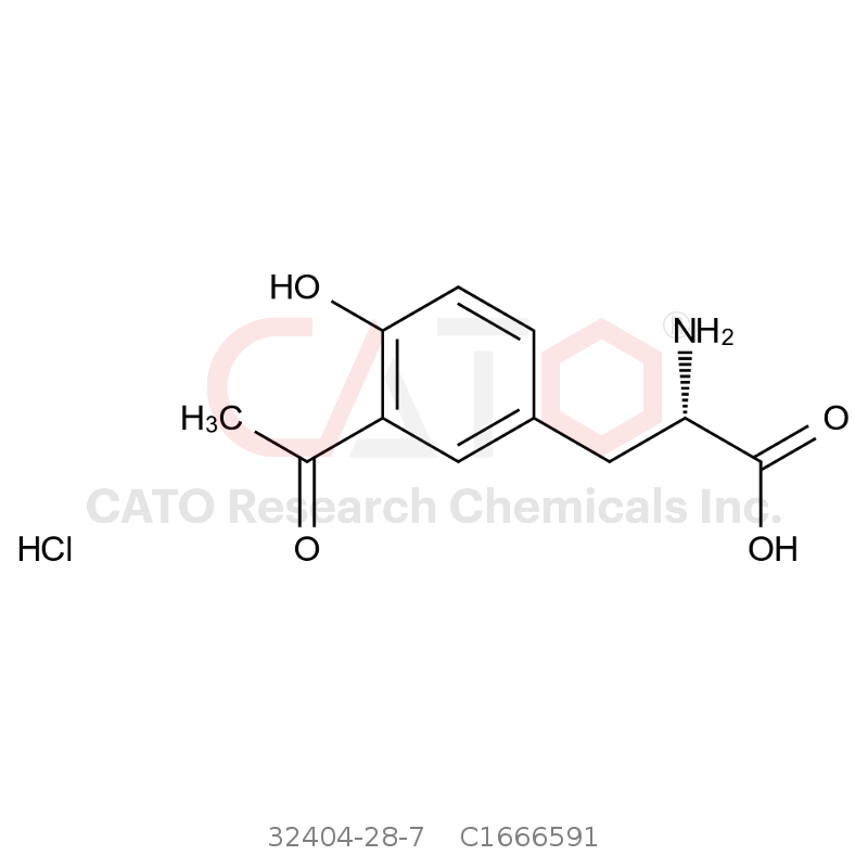 CAS No.:32404-28-7,(S)-3-(3-乙酰基-4-羟基苯基)-2-氨基丙酸盐酸盐