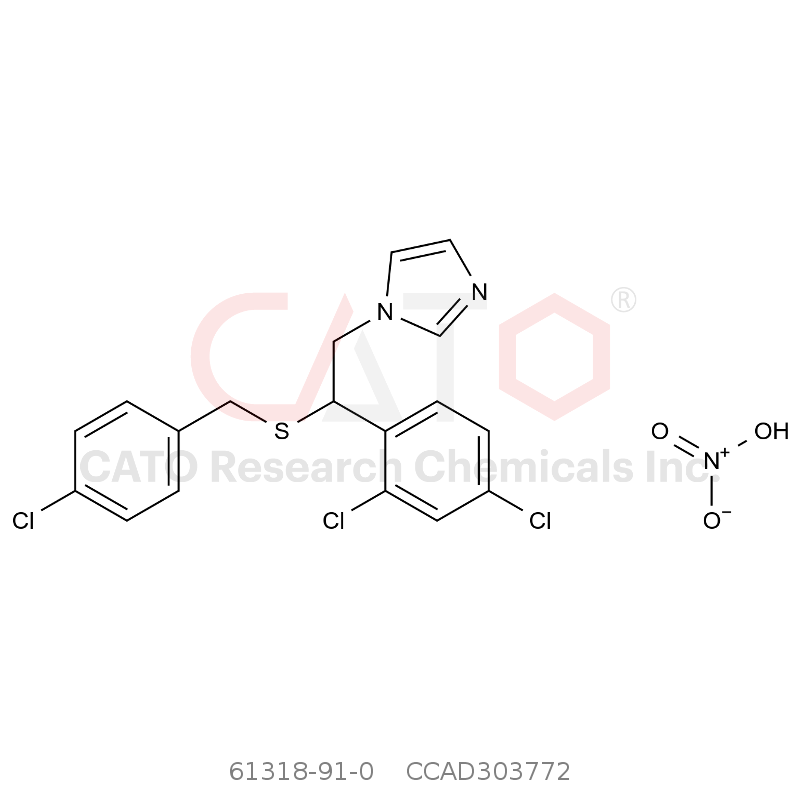 CAS No.:61318-91-0,硝酸硫康唑
