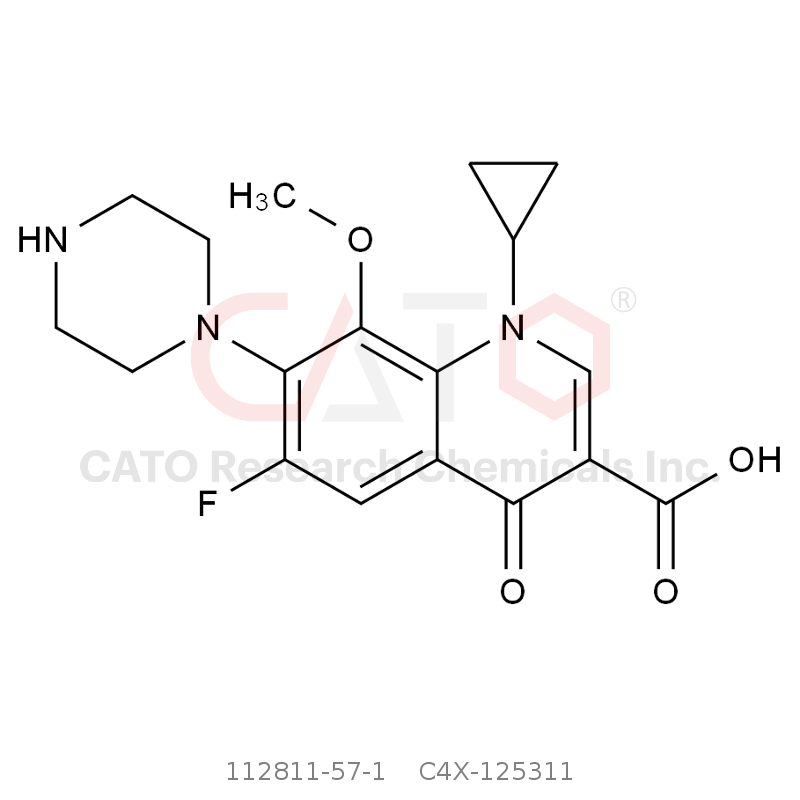 CAS No.:112811-57-1,Gatifloxacin Related Compound D(3-Desmethyl Gatifloxacin)