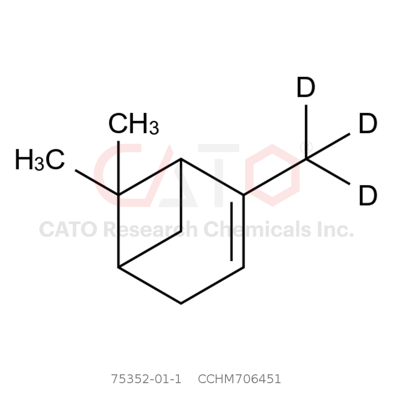 CAS No.:75352-01-1,alpha-Pinene-D3