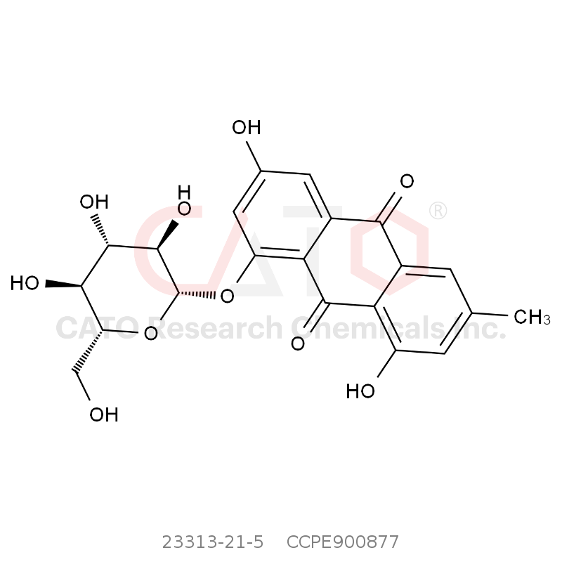 CAS No.:23313-21-5,大黄素-8-O-β-D-葡萄糖苷