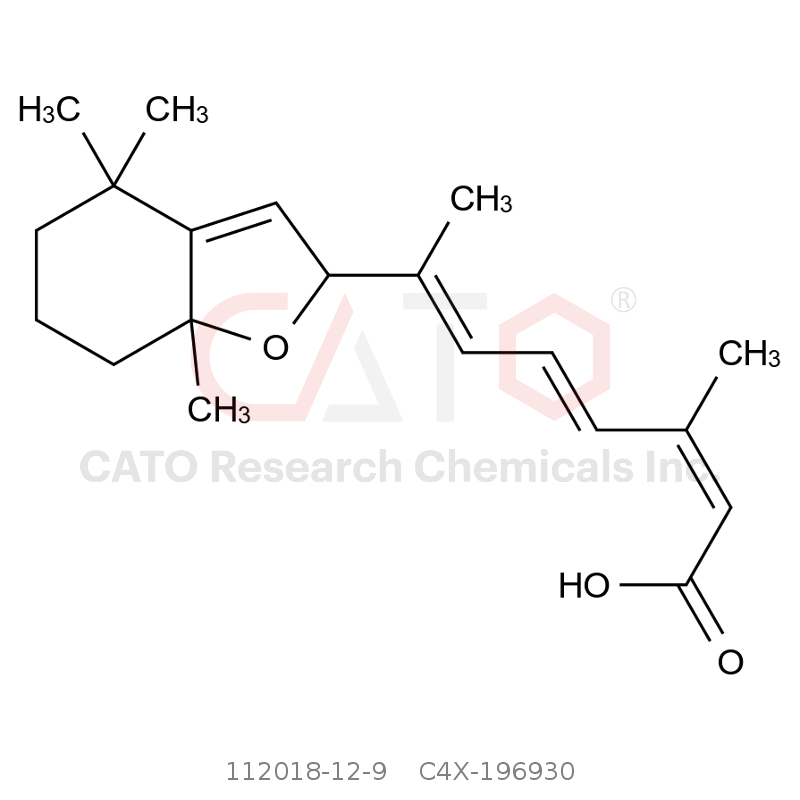 CAS No.:112018-12-9,5,8-Epoxy-13-cis Retinoic Acid (Mixture of Diastereomers)