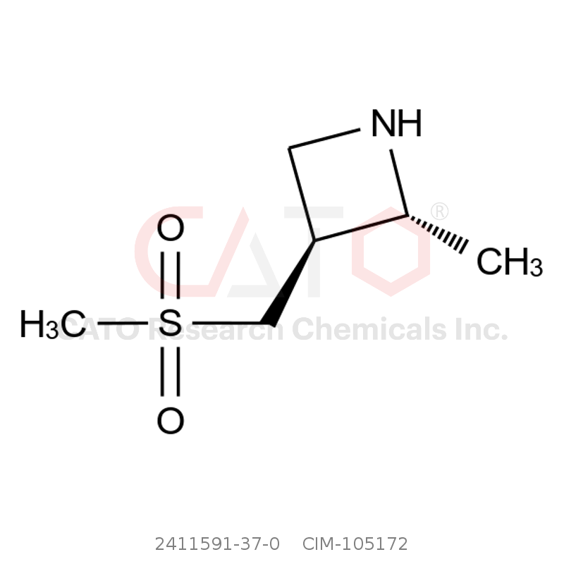 CAS No.:2411591-37-0,(2R,3S)-2-Methyl-3-((methylsulfonyl)methyl)azetidine