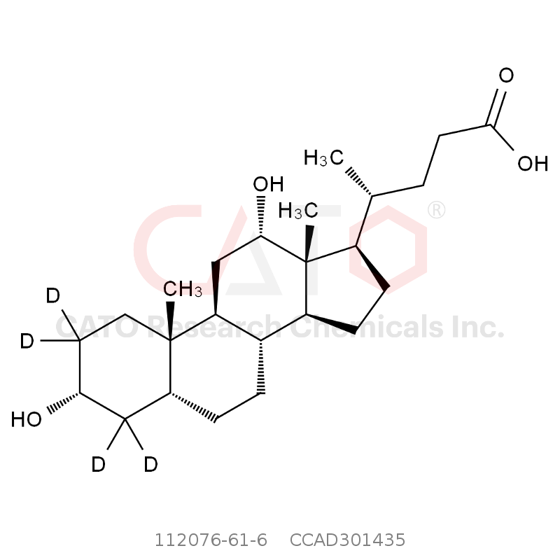 CAS No.:112076-61-6,脱氧胆酸-2,2,4,4-d4