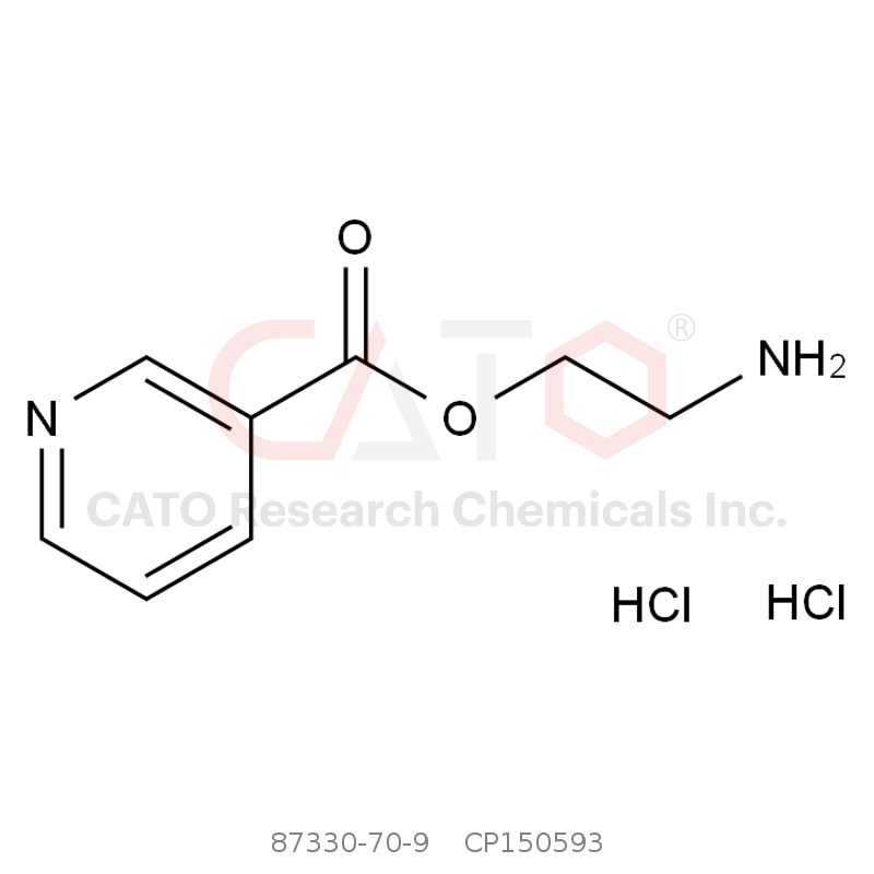 CAS No.:87330-70-9,尼可地尔杂质3二盐酸盐（尼可地尔EP杂质C 二的盐酸盐）