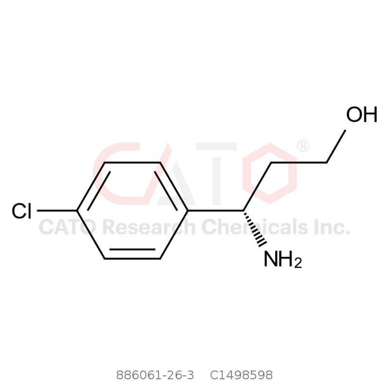 CAS No.:886061-26-3,(S)-3-氨基-3-(4-氯苯基)丙-1-醇
