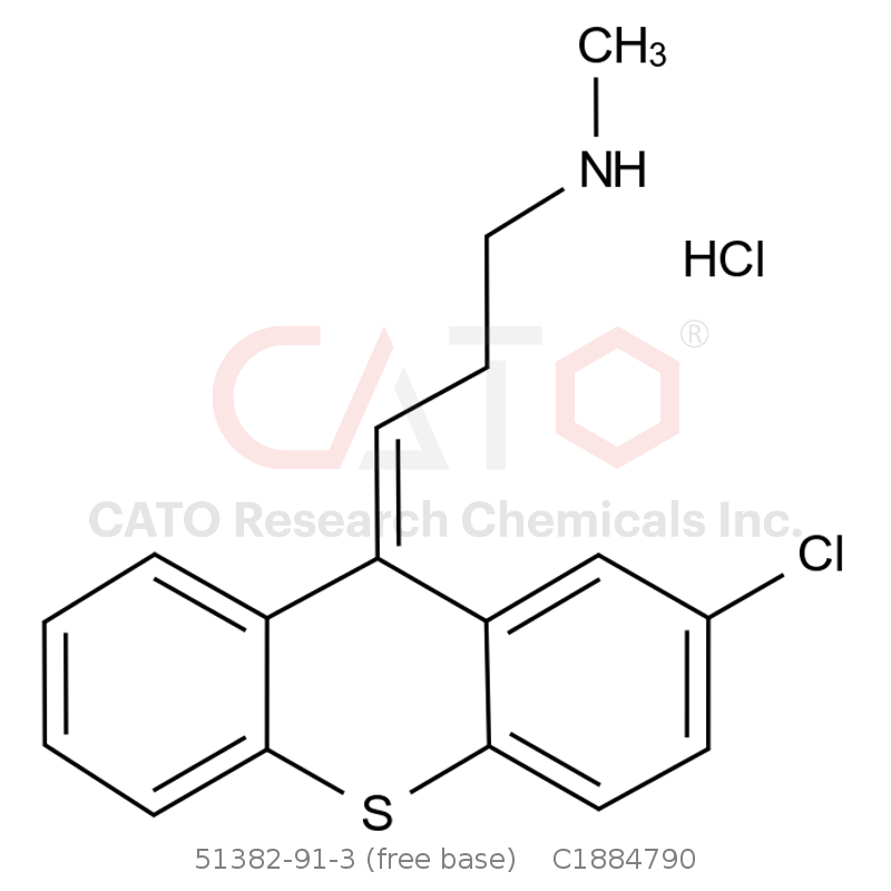 CAS No.:51382-91-3 (free base),Chlorprothixene EP Impurity C HCI