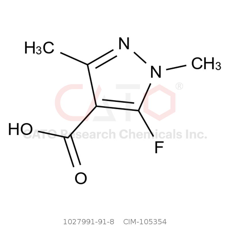 CAS No.:1027991-91-8,5-Fluoro-1,3-dimethyl-1H-pyrazole-4-carboxylic acid