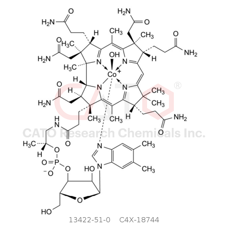CAS No.:13422-51-0,羟钴胺（维生素B12 EP杂质H）