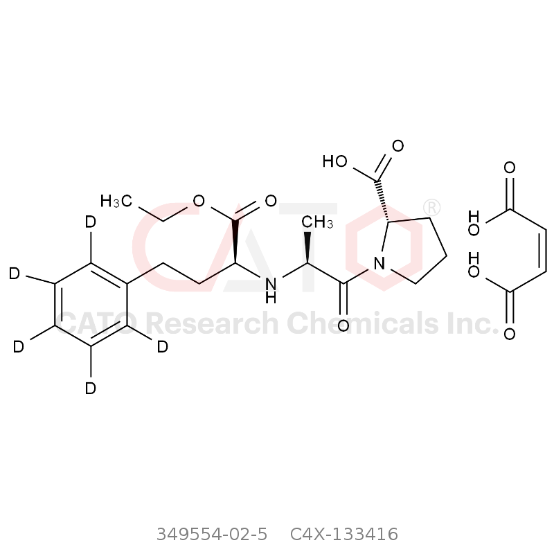 CAS No.:349554-02-5,马来酸依那普利-d5