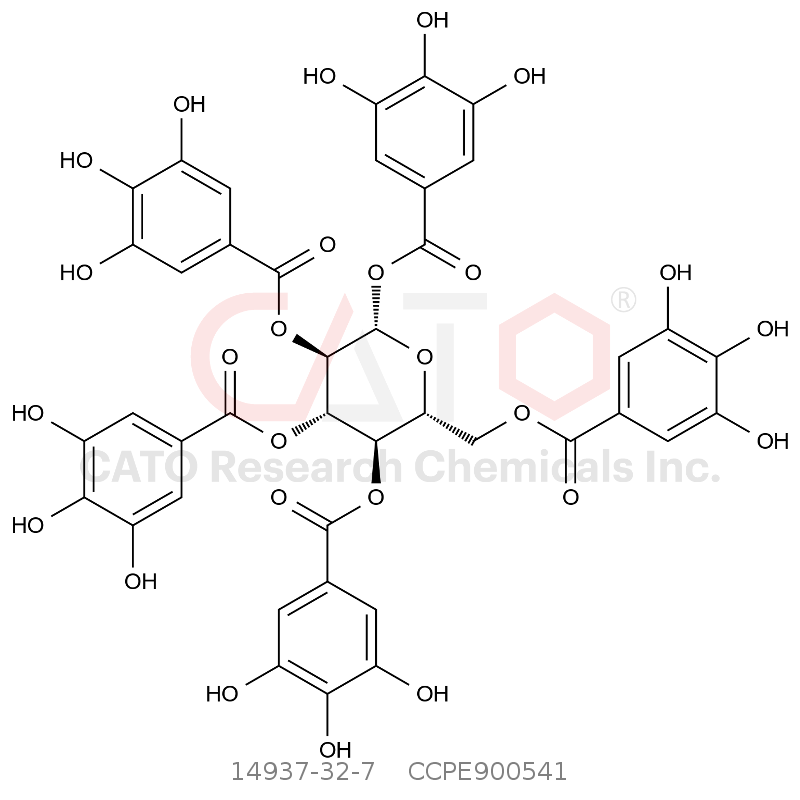 CAS No.:14937-32-7,1,2,3,4,6-pentagalloylglucose