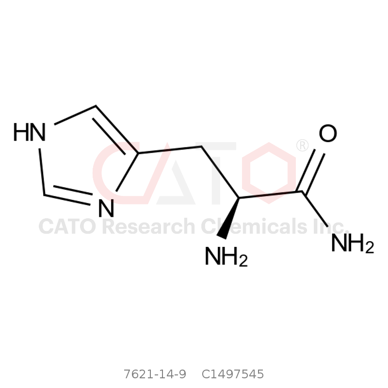 CAS No.:7621-14-9,(S)-2-Amino-3-(1H-imidazol-5-yl)propanamide