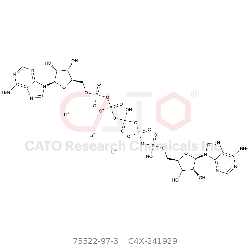 CAS No.:75522-97-3,P1, P5- di (adenosine-5 ') triphosphate lithium salt