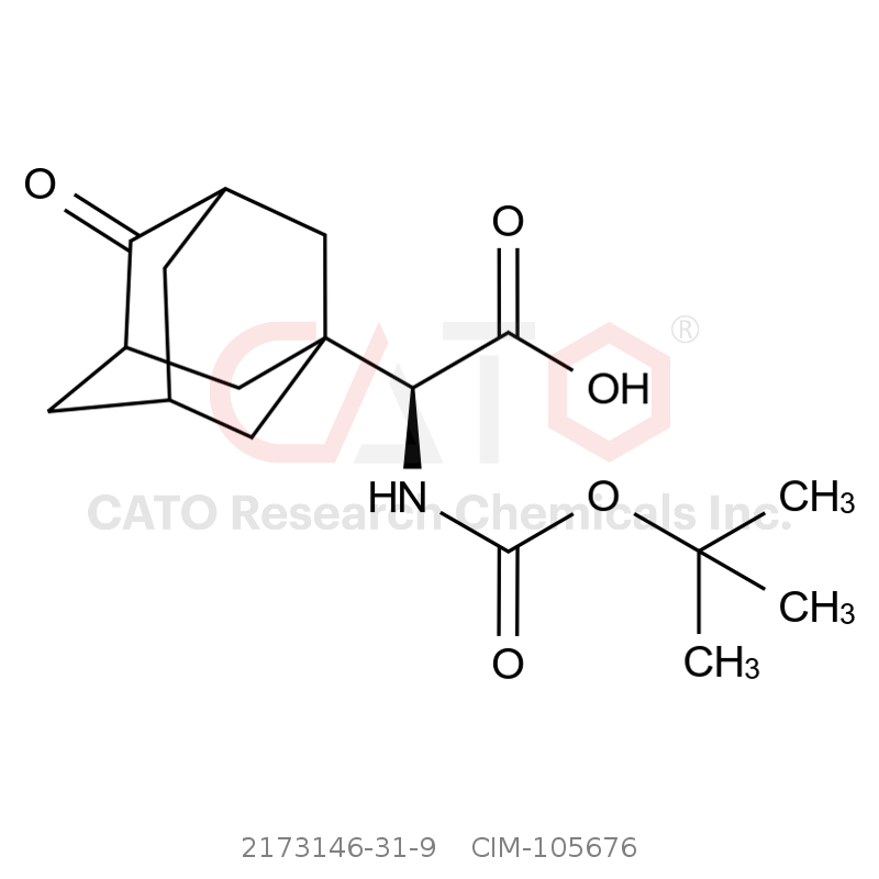 CAS No.:2173146-31-9,(S)-2-((Tert-butoxycarbonyl)amino)-2-((1s,3R,5S,7R)-4-oxoadamantan-1-yl)acetic acid