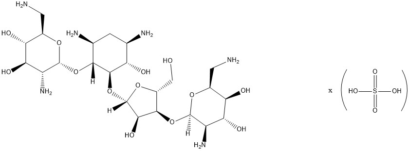 新霉素B x硫酸盐 Neomycin B Sulfate CAS 28002-70-2 结构式 Chemical Structure