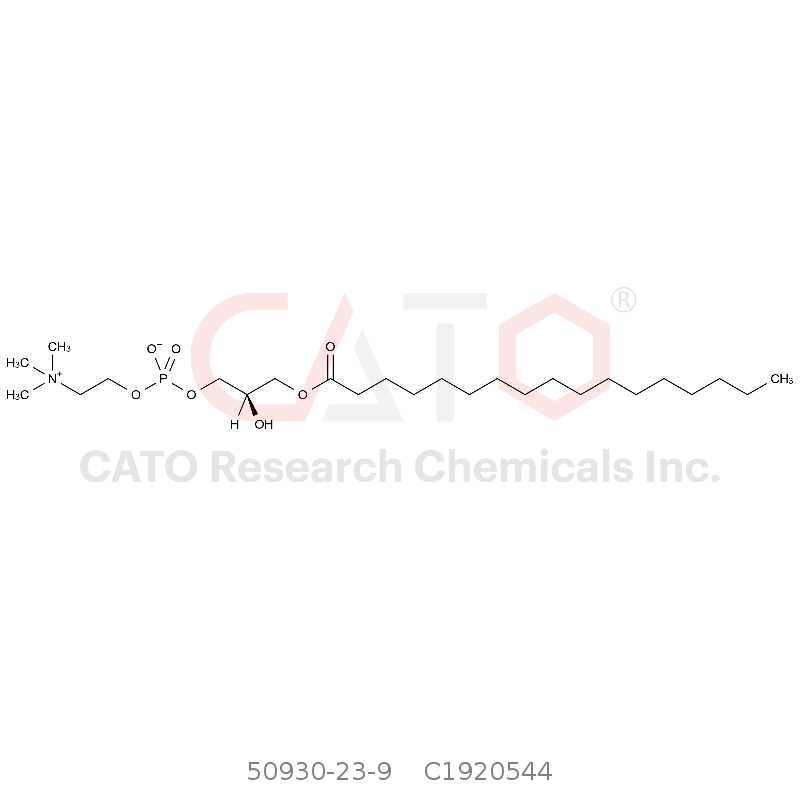 CAS No.:50930-23-9,(R)-3-(十七碳酰氧基)-2-羟基丙基 (2-(三甲基铵基)乙基) 磷酸内盐