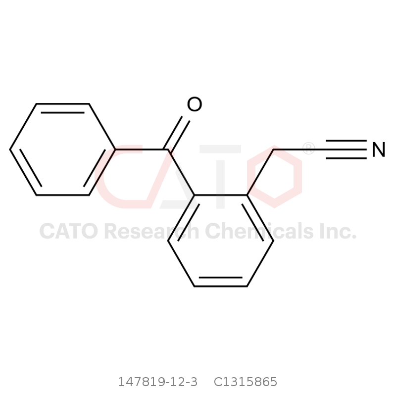 CAS No.:147819-12-3,2-(2-Benzoylphenyl)acetonitrile