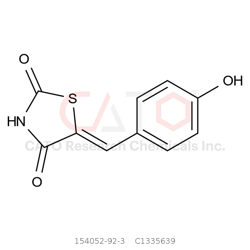 CAS No.:154052-92-3,(Z)-5-(4-羟基亚苄基)噻唑烷-2,4-二酮