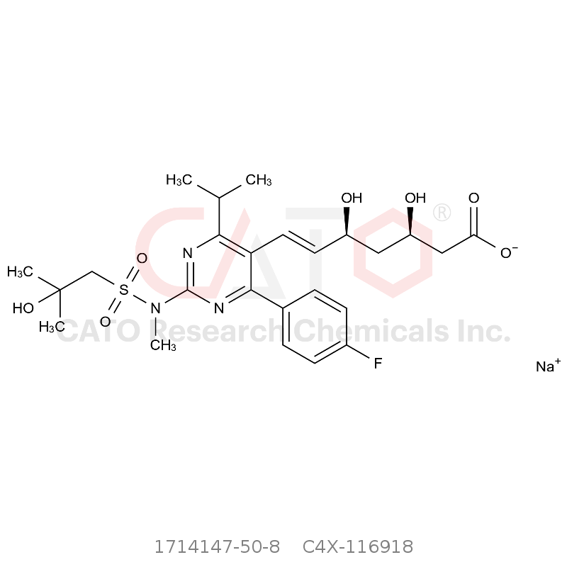 CAS No.:1714147-50-8,瑞舒伐他汀EP杂质A 钠盐