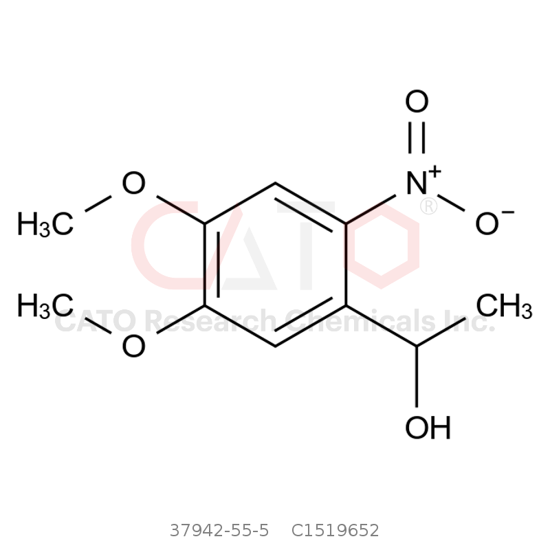 CAS No.:37942-55-5,1-（4,5-二甲氧基-2-硝基苯基）乙醇-1-醇