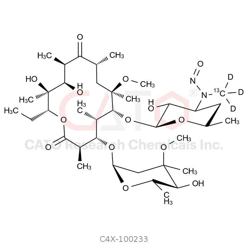N-亚硝基克拉霉素-13C D3