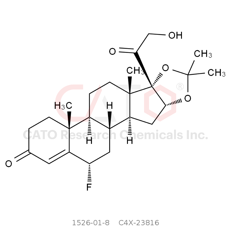 CAS No.:1526-01-8,Fluocinolone Acetonide EP Impurity F