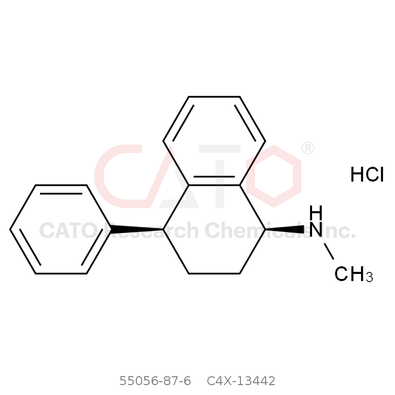 CAS No.:55056-87-6,舍曲林EP杂质B盐酸盐（1S,4S-异构体）