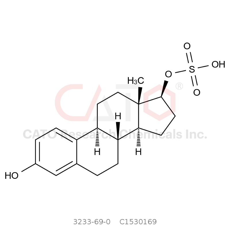 CAS No.:3233-69-0,雌二醇 17β-硫酸