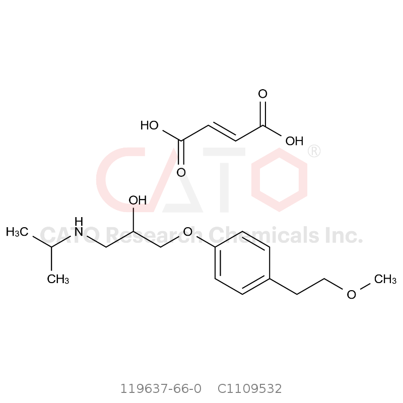 CAS No.:119637-66-0,富马酸美托洛尔