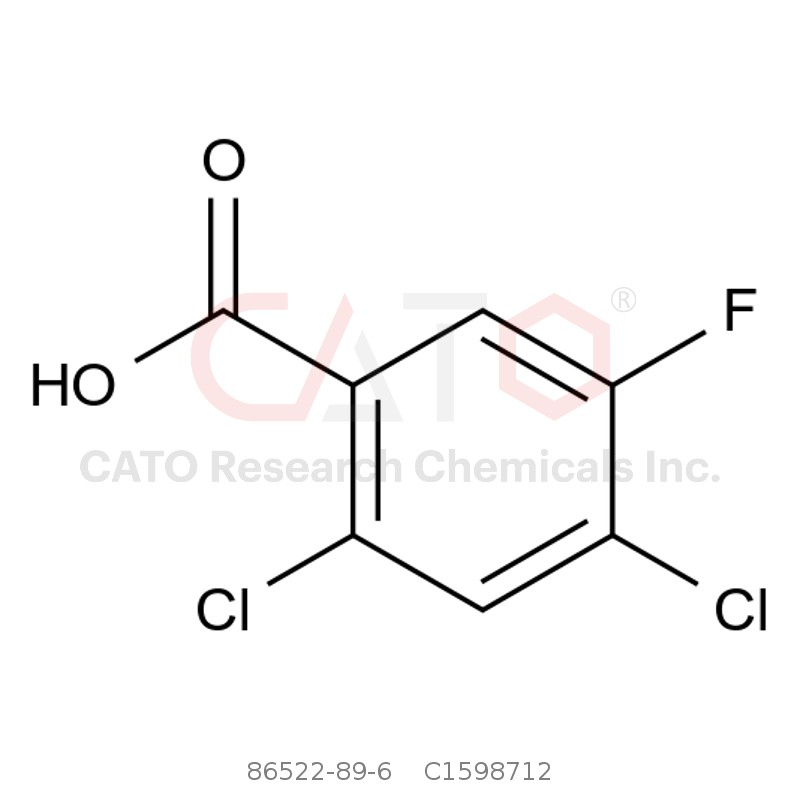 CAS No.:86522-89-6,2,4-Dichloro-5-fluorobenzoic Acid