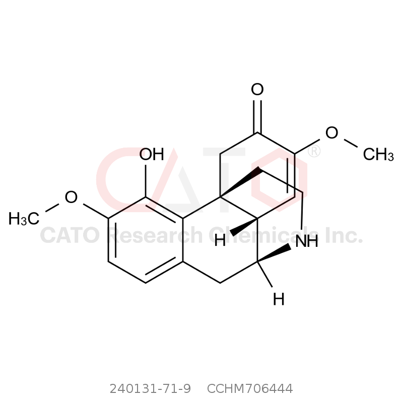 CAS No.:240131-71-9,(9α,13α,14α)-4-Hydroxy-3,7-dimethoxy-7,8-didehydromorphinan-6-one