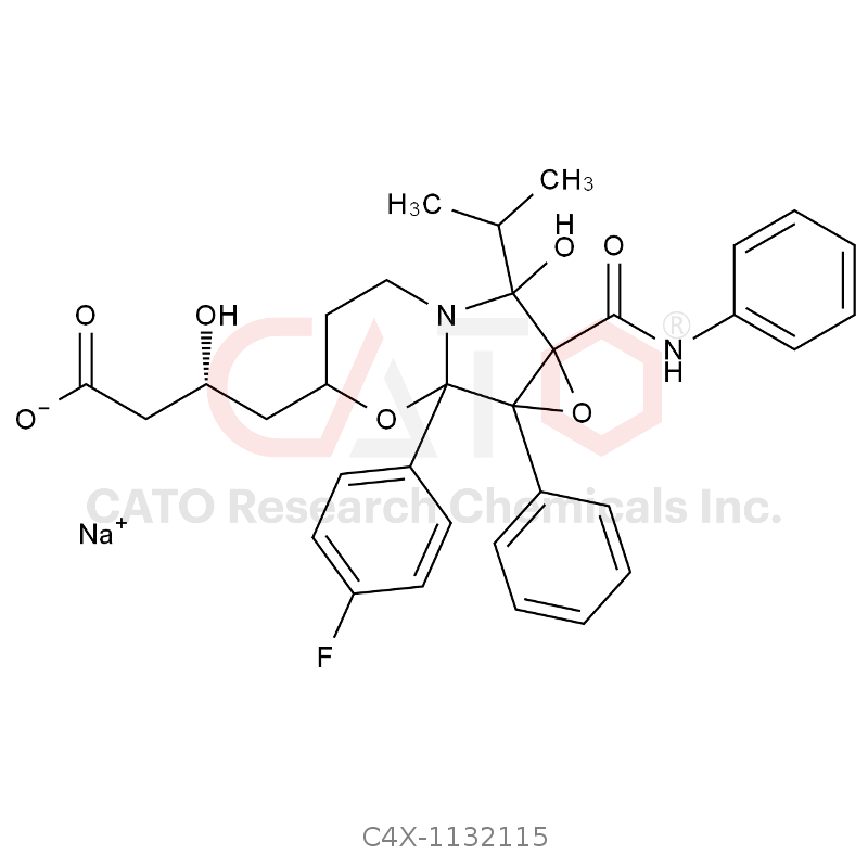 CAS No.:1193817-52-5(Free acid),阿托伐他汀环状氟苯基杂质（钠盐）