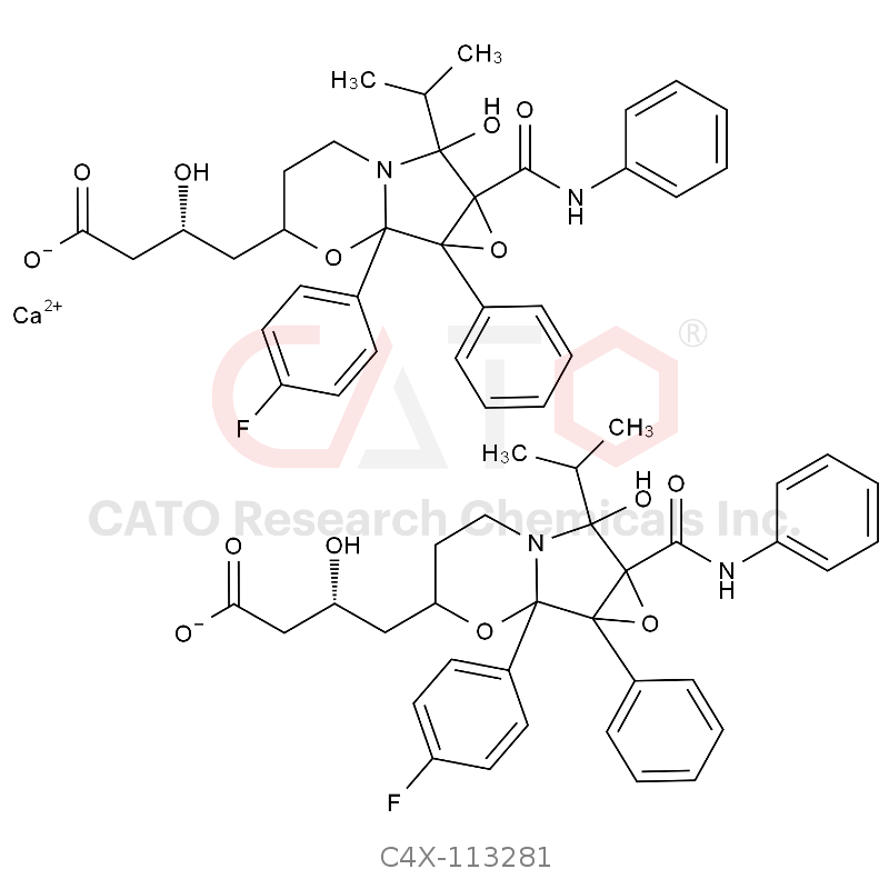 CAS No.:1193817-52-5(Free Base),Atorvastatin Cyclic Fluorophenyl Impurity(Calcium Salt)