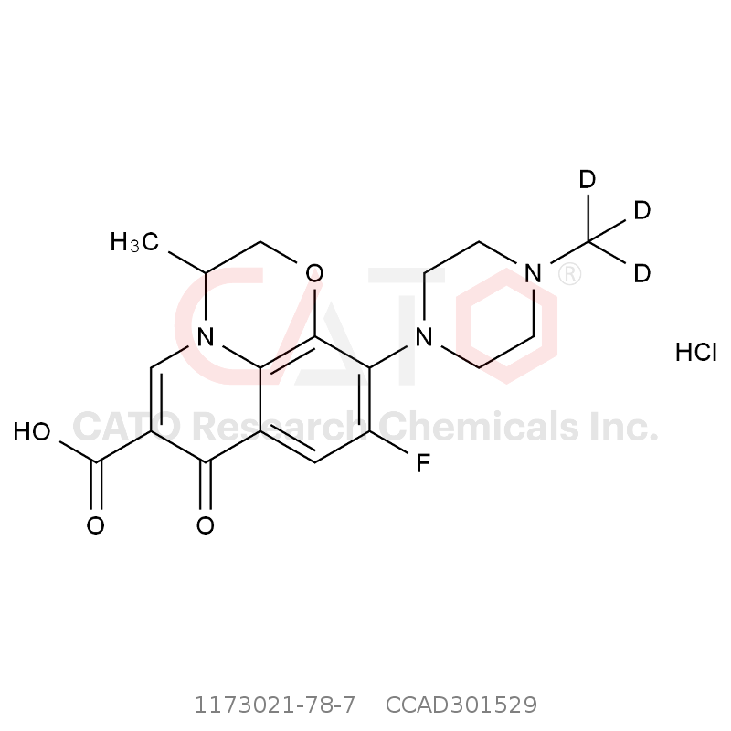 CAS No.:1173021-78-7,盐酸氧氟沙星-D3
