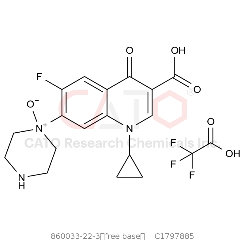 CAS No.:860033-22-3（free base）,Ciprofloxacin N-Oxide TFA