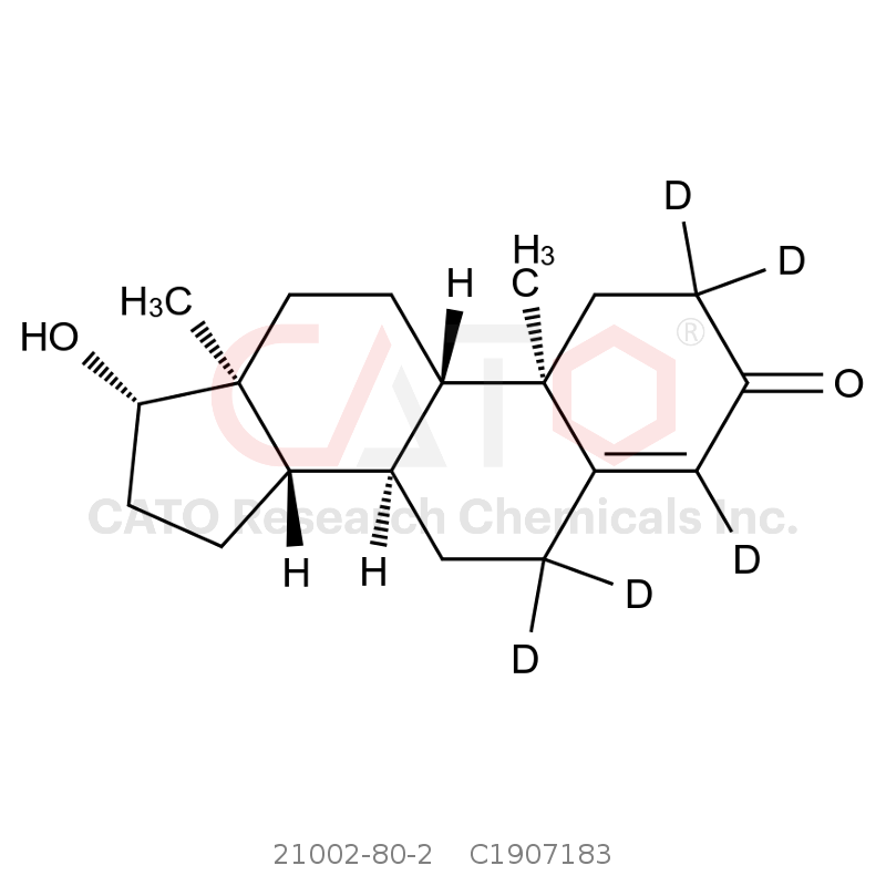 CAS No.:21002-80-2,Testosterone-2,2,4,6,6-d5