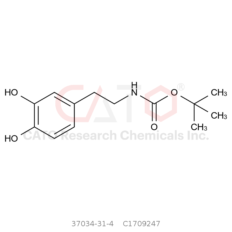 CAS No.:37034-31-4,4-[2-(Boc-amino)ethyl]-1,2-benzenediol
