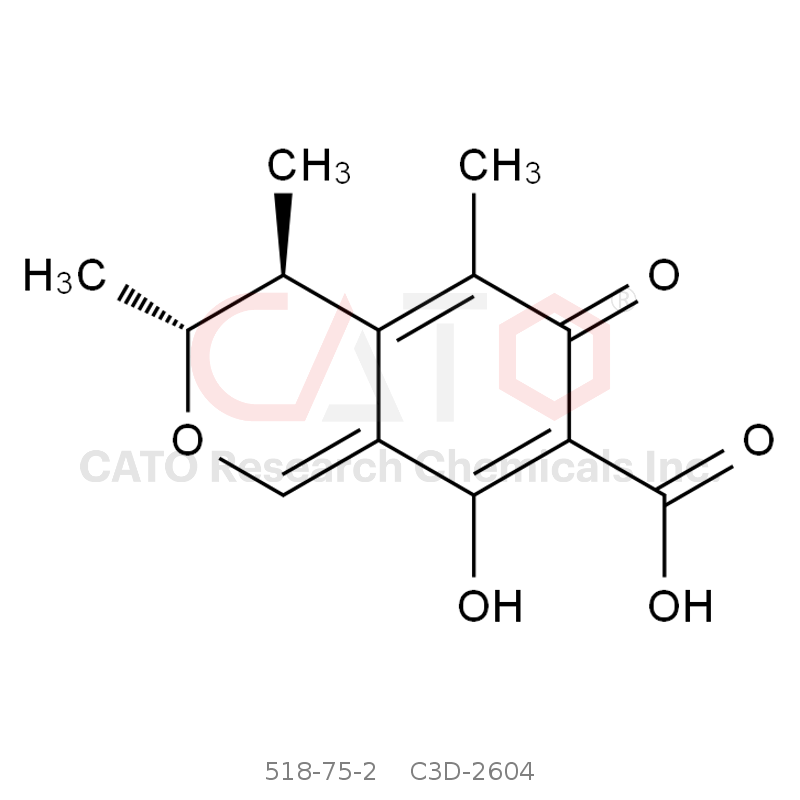 CAS No.:518-75-2,桔霉素