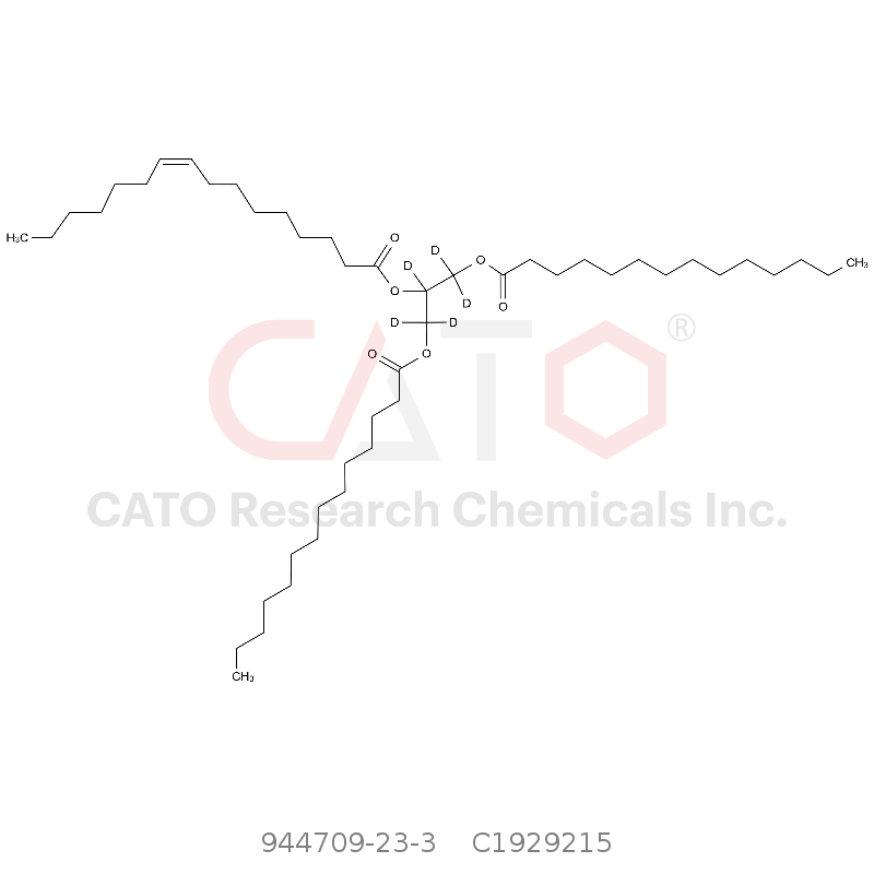 CAS No.:944709-23-3,14:0-16:1-14:0 D5 TG