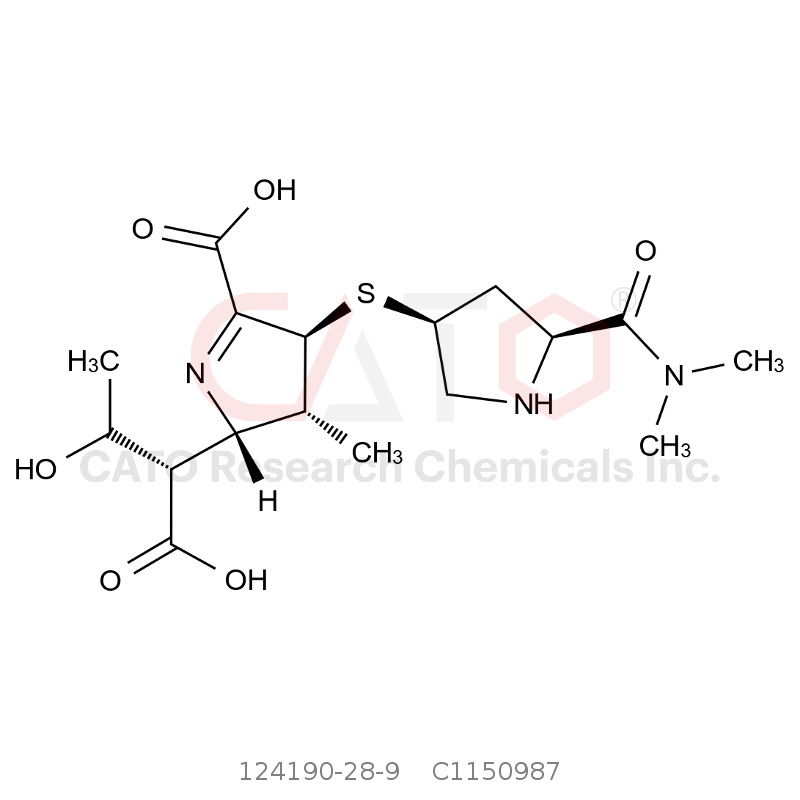 CAS No.:124190-28-9,开环代谢产物美罗培南